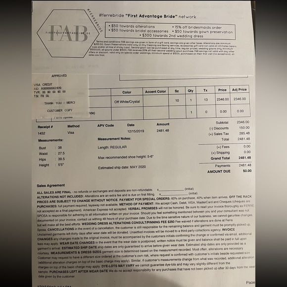 New Pronovias Albion Wedding dress size 10 NWT - Picture 15 of 15